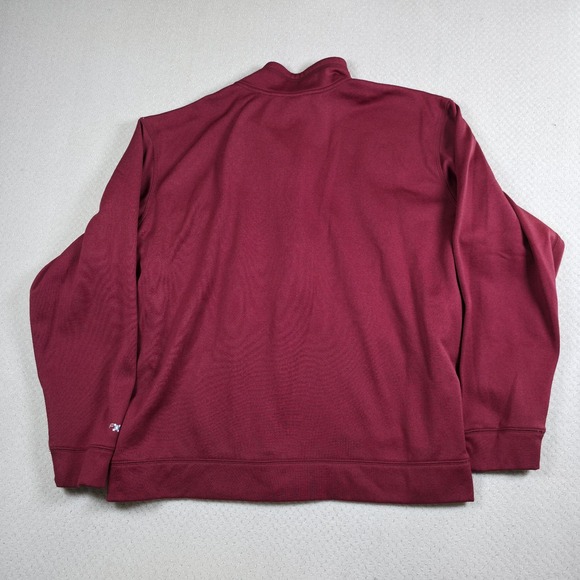 Carhartt Force Extremes Sweatshirt Men 2XL Relaxed Fit Red 1/2 Zip Pullover Work - Picture 2 of 10